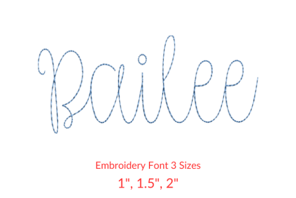 Bailee Vintage Font Review: A Timeless Addition to Embroidery Projects