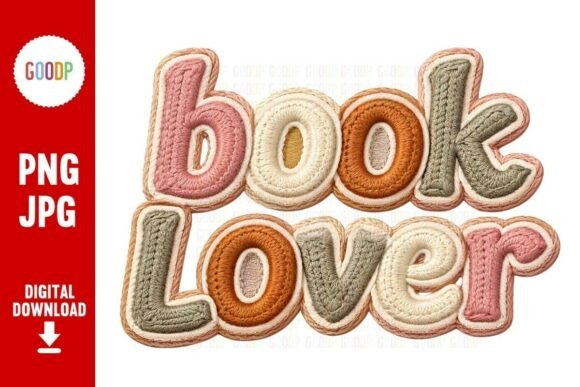Book Lover Embroidery Patch PNG: A Must-Have for Craft Businesses