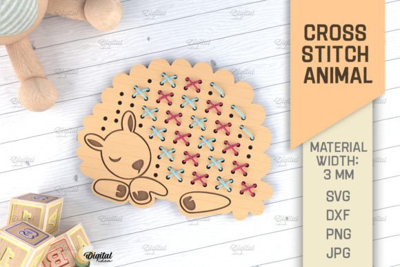Cross Stitch Animals LaserCut Sheep SVG Review for Craft Fair Success