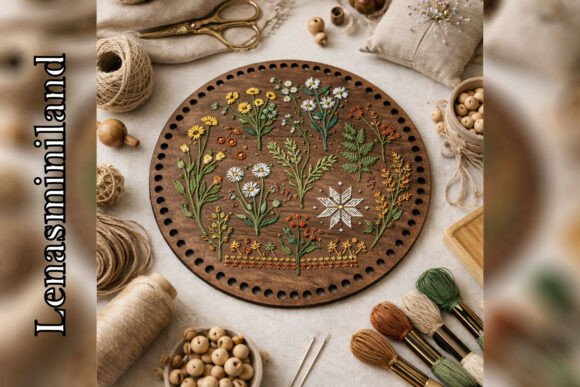 Cross Stitch Embroidery Base 10 Inch Fil for Boutique Sweatshirts