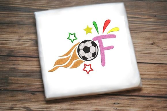 F Letter Soccer Ball Alphabet Review for Seasonal Embroidery