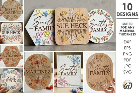 Floral Embroidery Blanks Bundle Laser Review