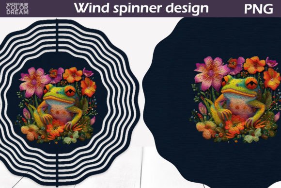 Frog Embroidery Wind Spinner Review for Personalized Gift Products
