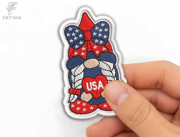 Gnome Girl Patch Embroidery Design Review for Etsy Sellers