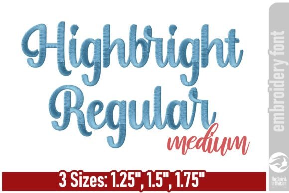 Highbright Script Embroidery Font - M Review for Seasonal Use