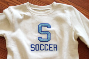 S for Soccer Applique: A Versatile Embroidery Design for Seasonal Creations