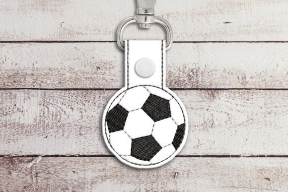 Soccer Ball ITH Key Fob Applique Design Review